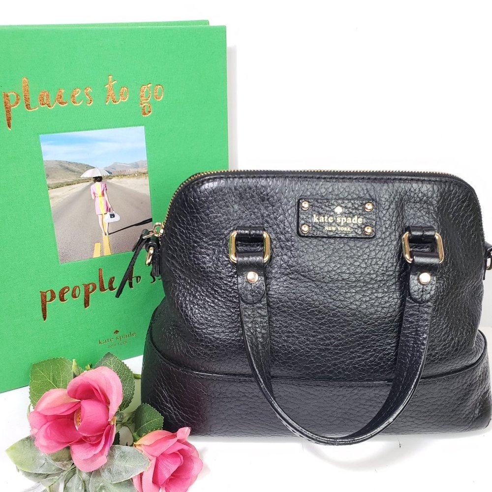 Kate Spade Pebbled Leather Cameron Street Crossbody Satchel Bag - Picture 3 of 8